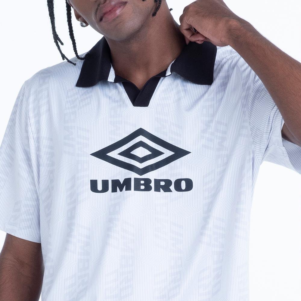 Pólo Masculina Umbro Football Personality Branco