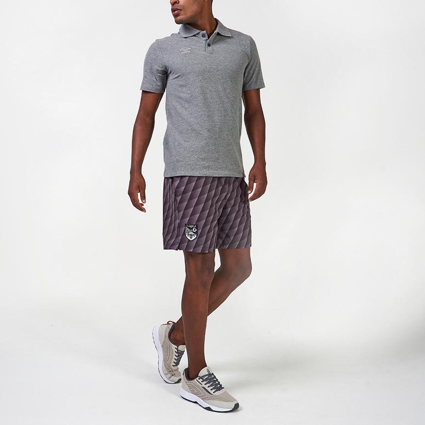 Pólo Masculina Umbro Fs Classics Cinza 4