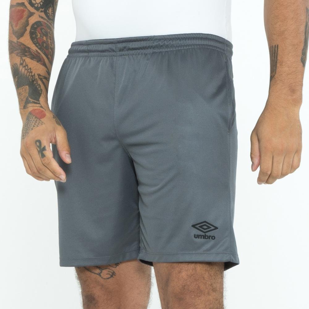 Bermuda Masculina Umbro Essential Cinza 4