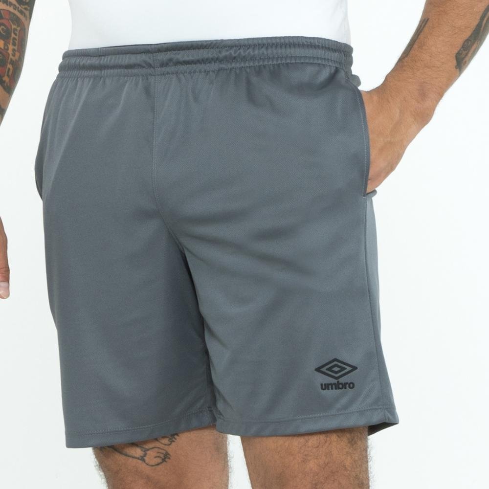 Bermuda Masculina Umbro Essential Cinza 5