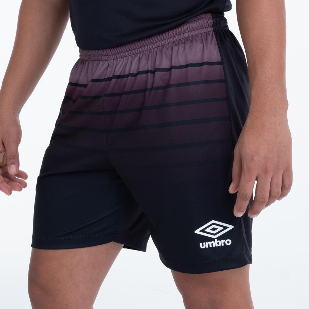 Calção Masculino Umbro Degradê Stripe Preto 2