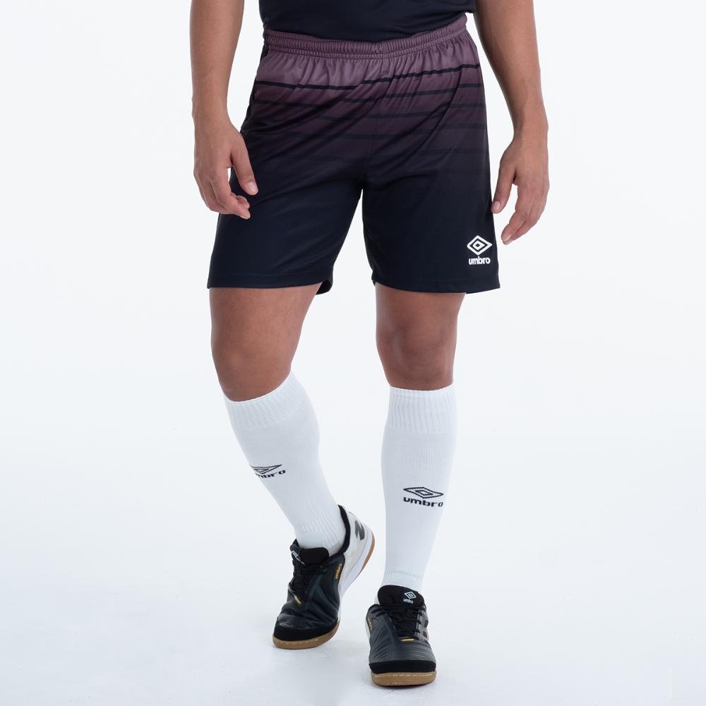 Calção Masculino Umbro Degradê Stripe Preto 3