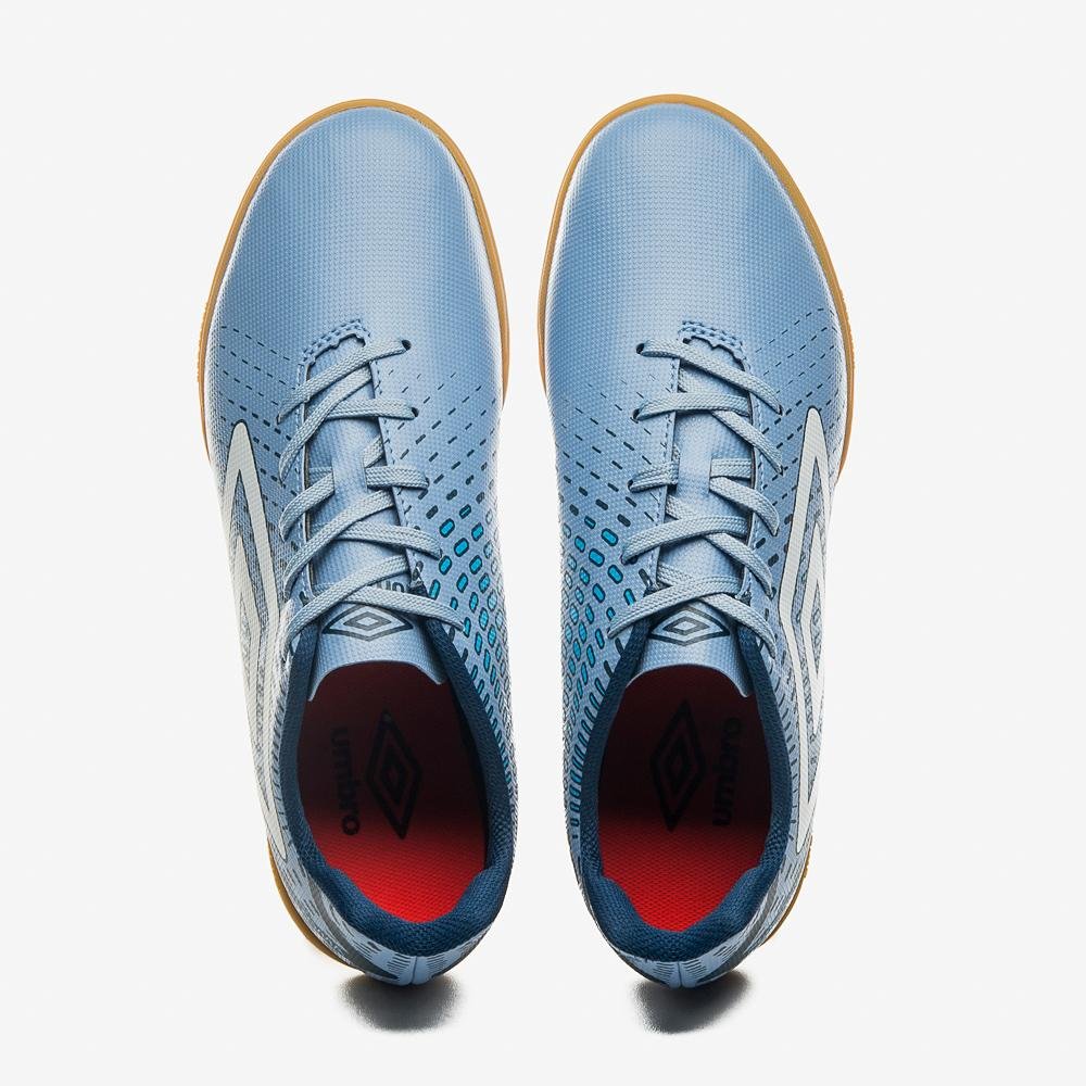 Chuteira Futsal Umbro Plasma Azul 4