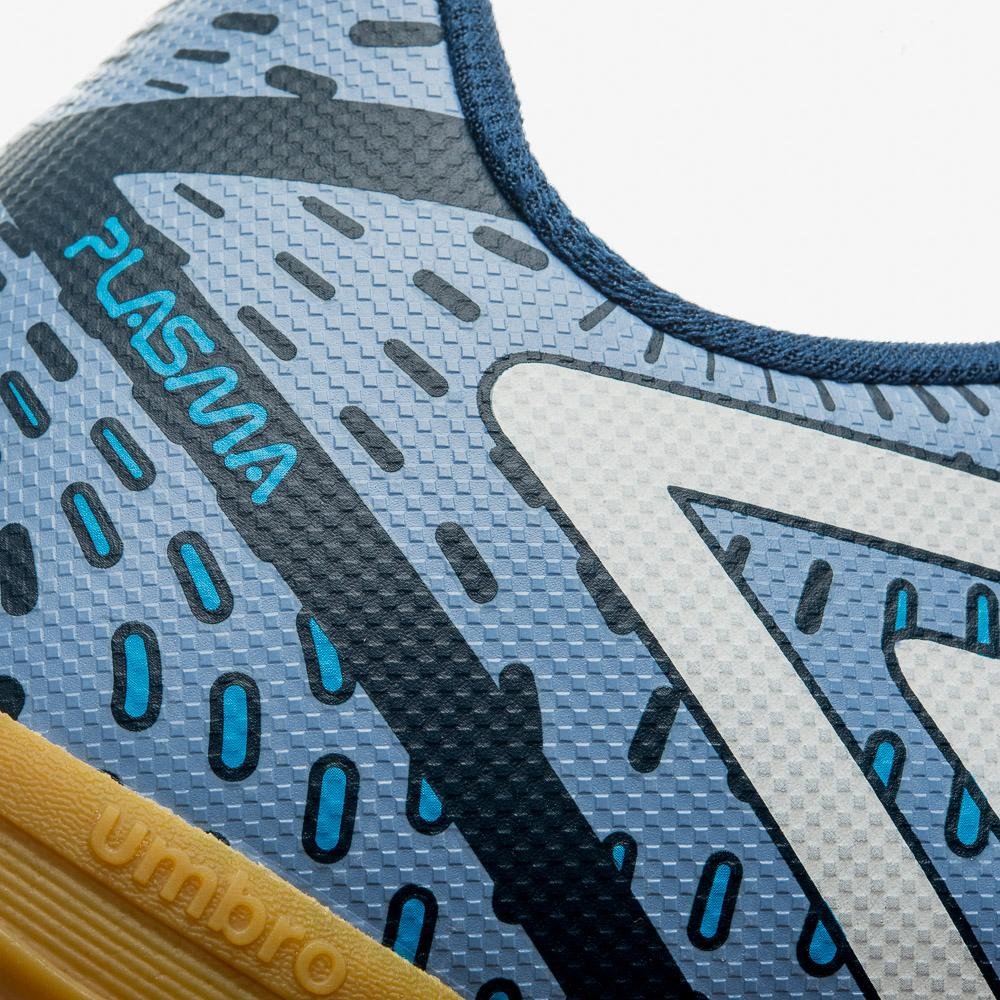 Chuteira Futsal Umbro Plasma Azul 7