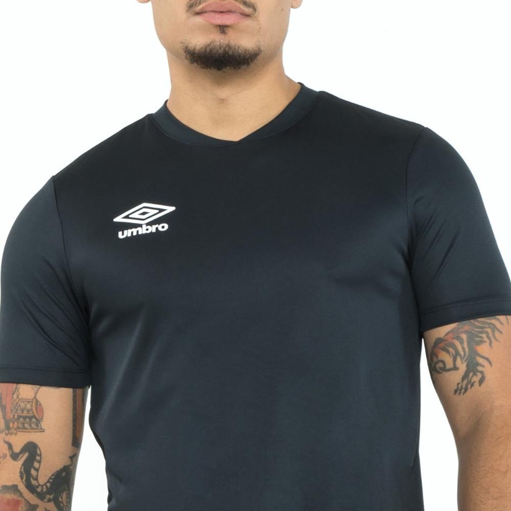 Camisa Masculina Umbro Striker Premium Preto 3