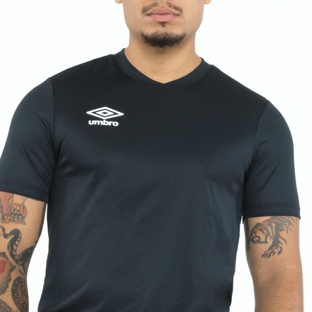 Camisa Masculina Umbro Striker Premium Preto 4