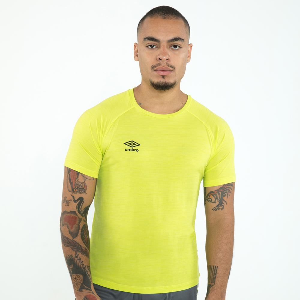 Camiseta Masculina Umbro Blend Large Diamond Amarelo 2