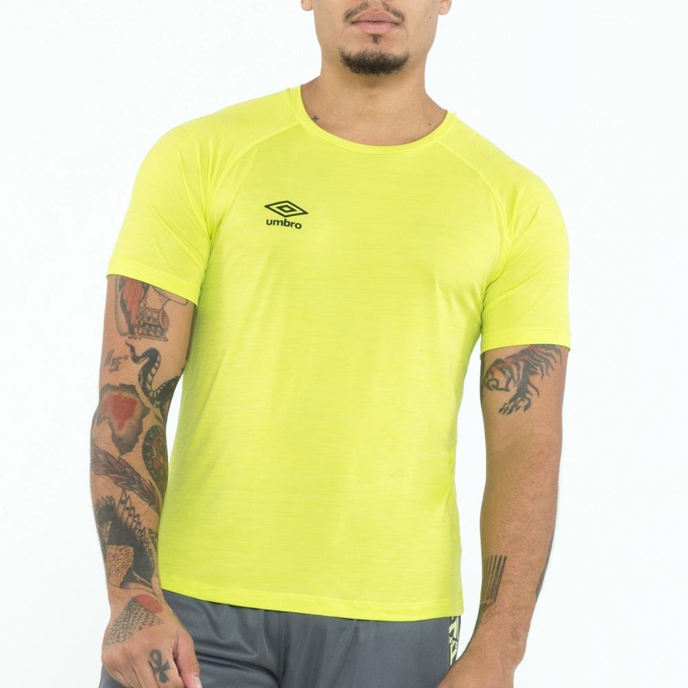 Camiseta Masculina Umbro Blend Large Diamond Amarelo 3