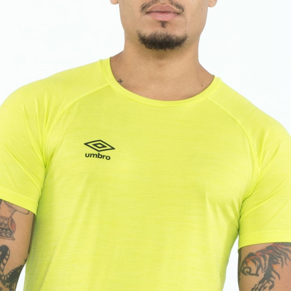 Camiseta Masculina Umbro Blend Large Diamond Amarelo 4
