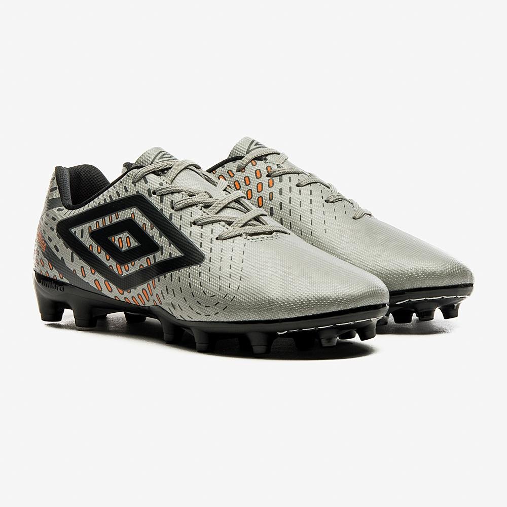 Chuteira Campo Umbro Plasma Cinza 3