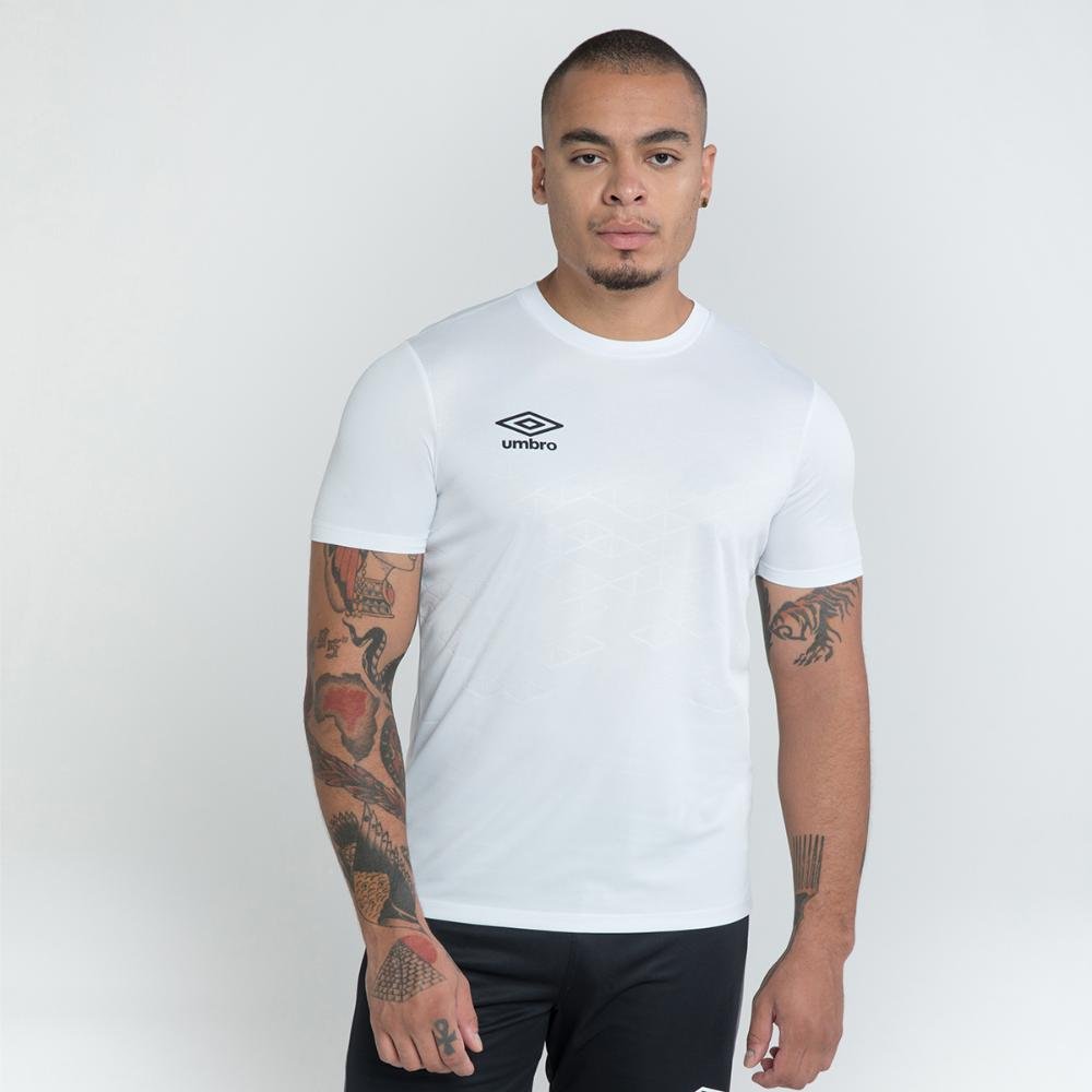 Camisa Masculina Umbro Digital Diamond Branco 3