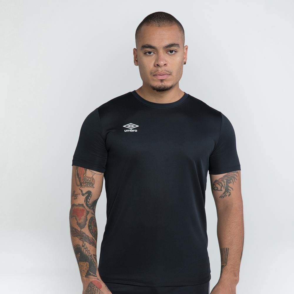 Camisa Masculina Umbro Essential Preto 3