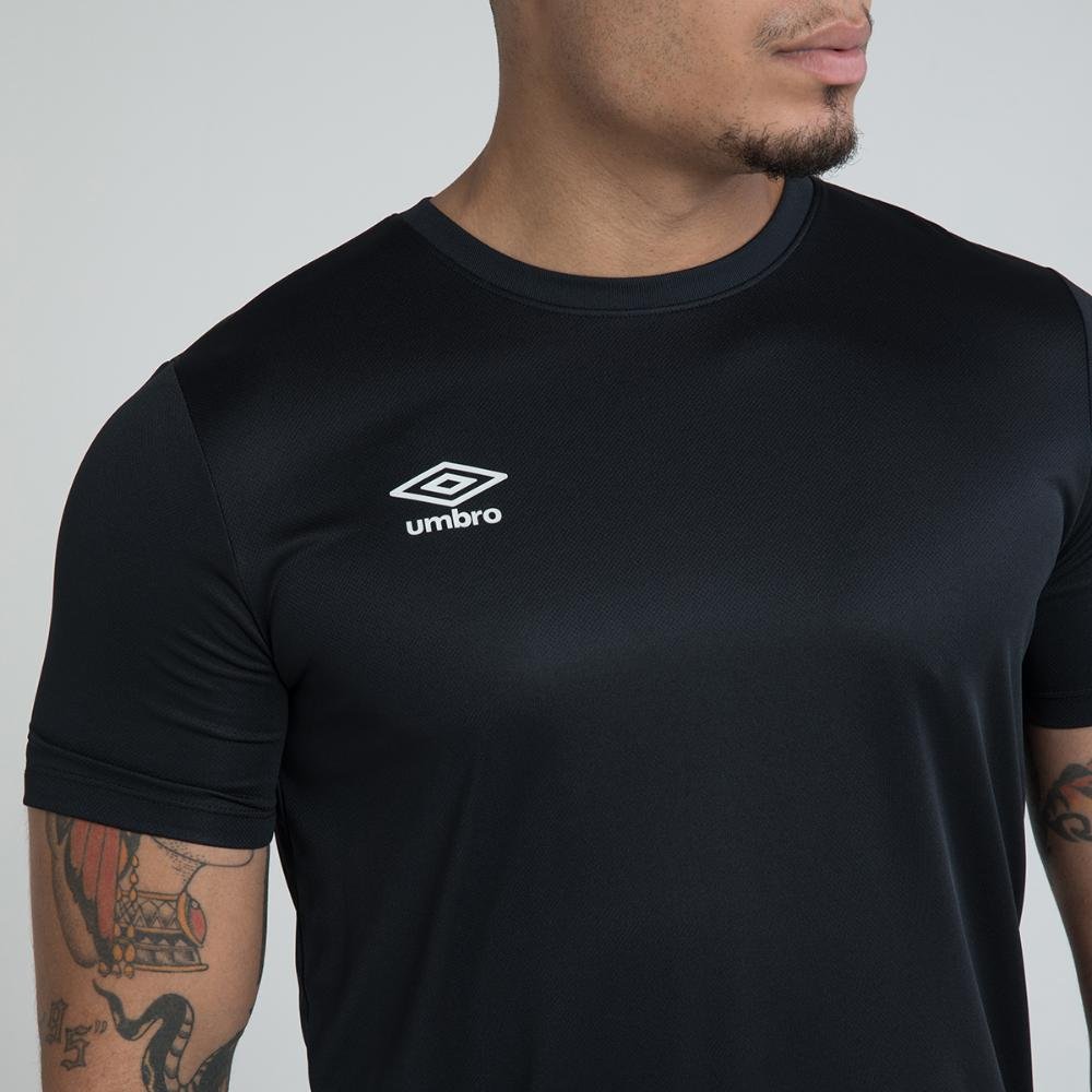 Camisa Masculina Umbro Essential Preto 4