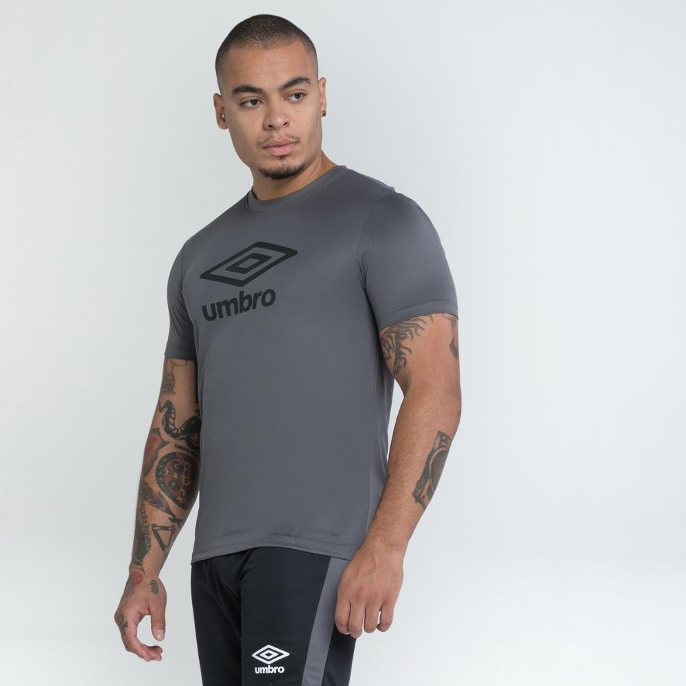 Camisa Masculina Umbro Essential Diamond Cinza 5