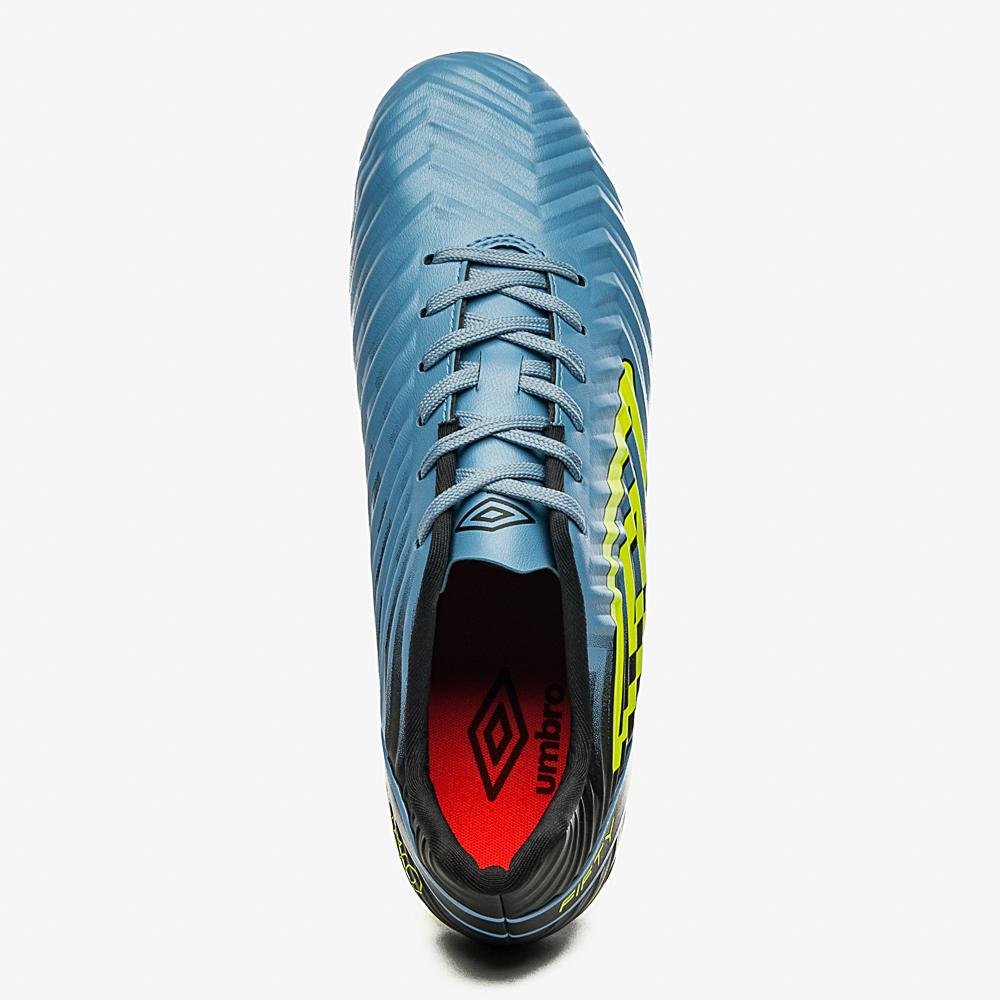 Chuteira Campo Umbro Fifty V Azul 4