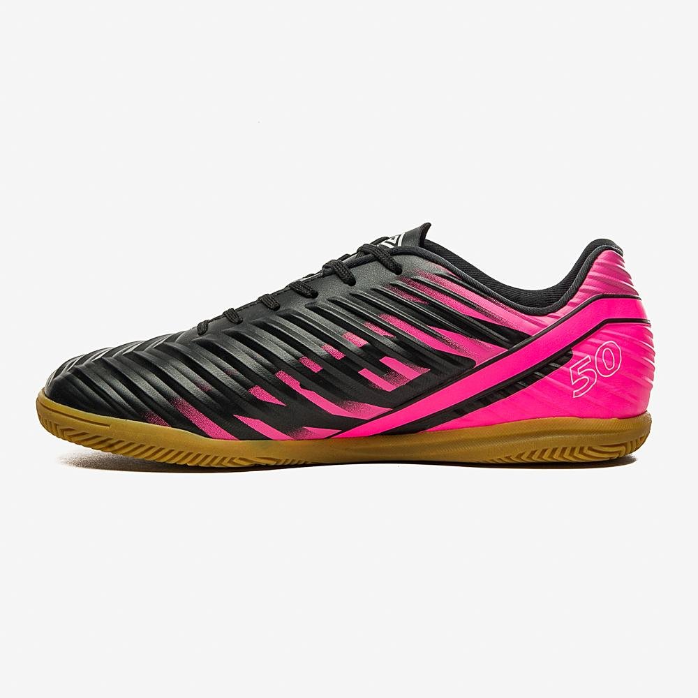 Chuteira Futsal Umbro Fifty V Rosa/Preto 2