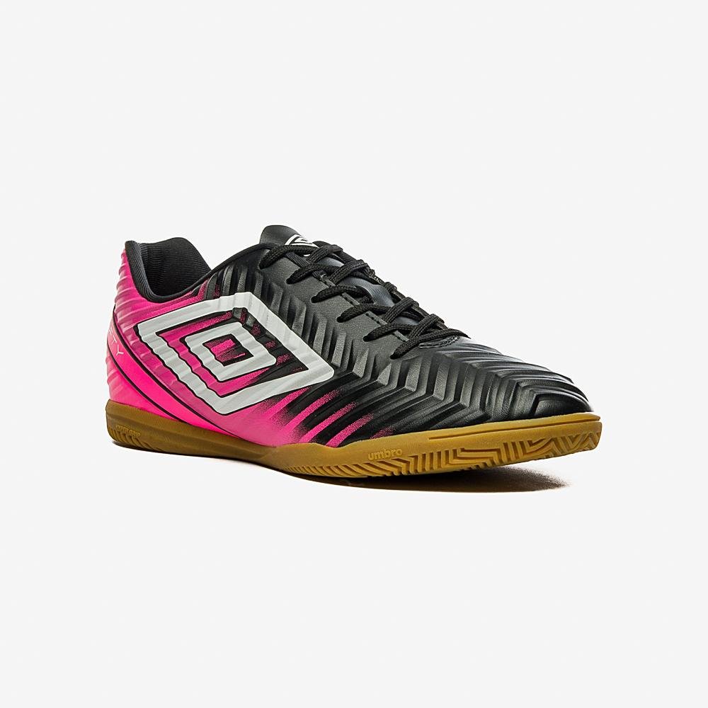 Chuteira Futsal Umbro Fifty V Rosa/Preto 3