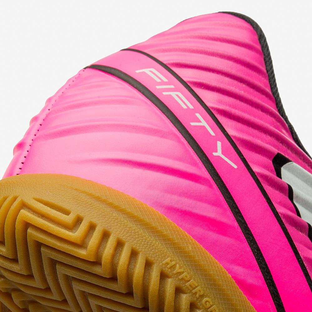 Chuteira Futsal Umbro Fifty V Rosa/Preto 7