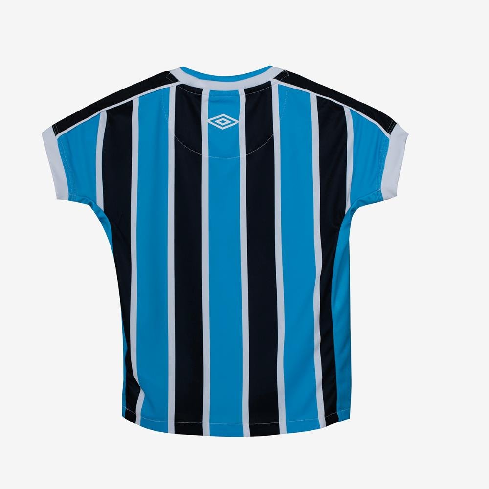 Camisa Infantil Umbro Gremio Oficial 1 2023 Azul 2