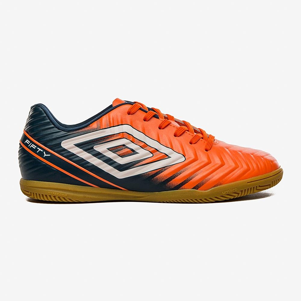 Chuteira Futsal Umbro Fifty V Laranja 1