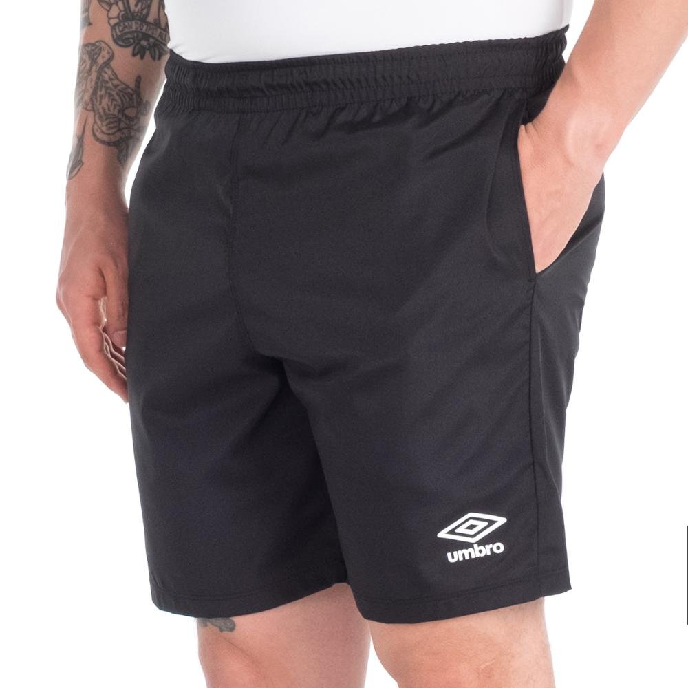 Bermuda Masculina Umbro Flex Essential Preto 3