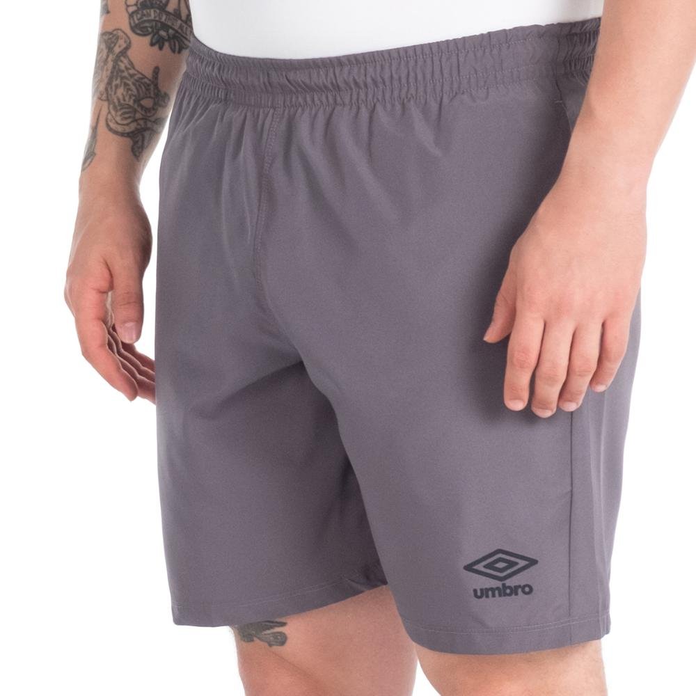 Bermuda Masculina Umbro Flex Essential Cinza 2