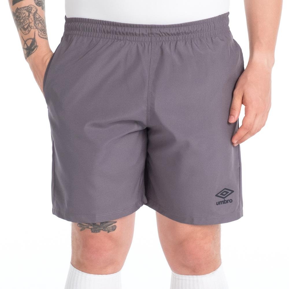 Bermuda Masculina Umbro Flex Essential Cinza 3
