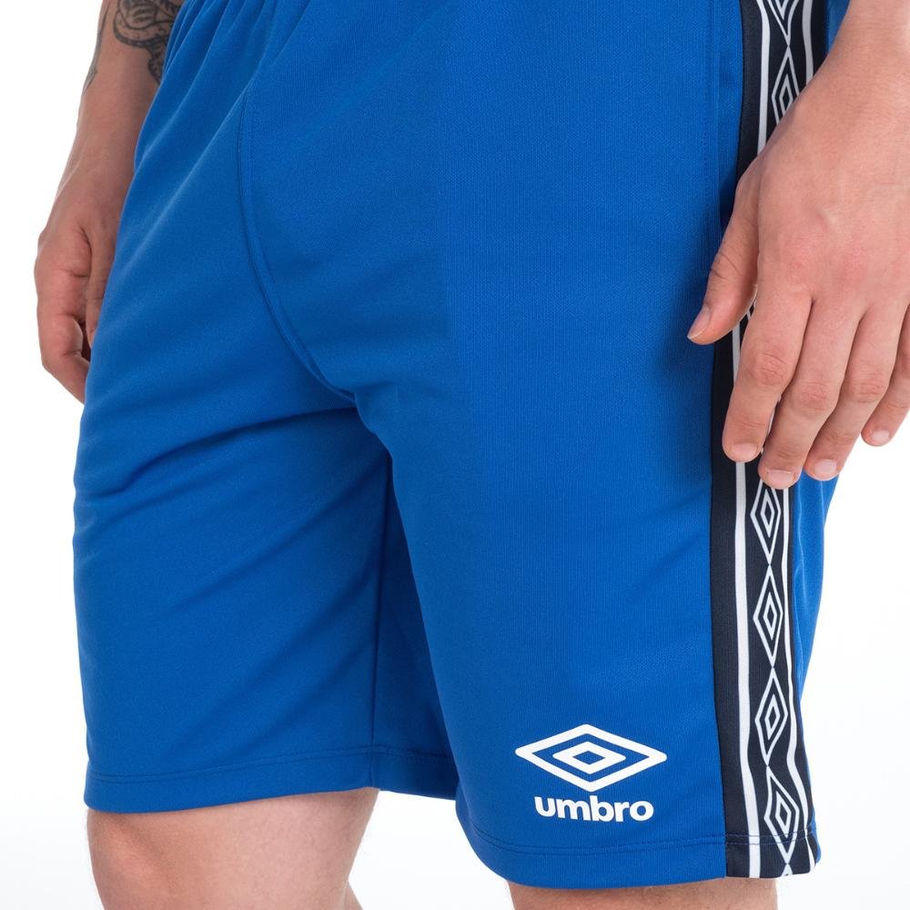 Calção Masculino Umbro Tape Club C/ Bolso Azul 3
