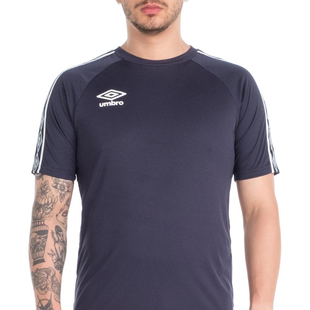 Camisa Masculina Umbro Tradicional Tape Azul 2