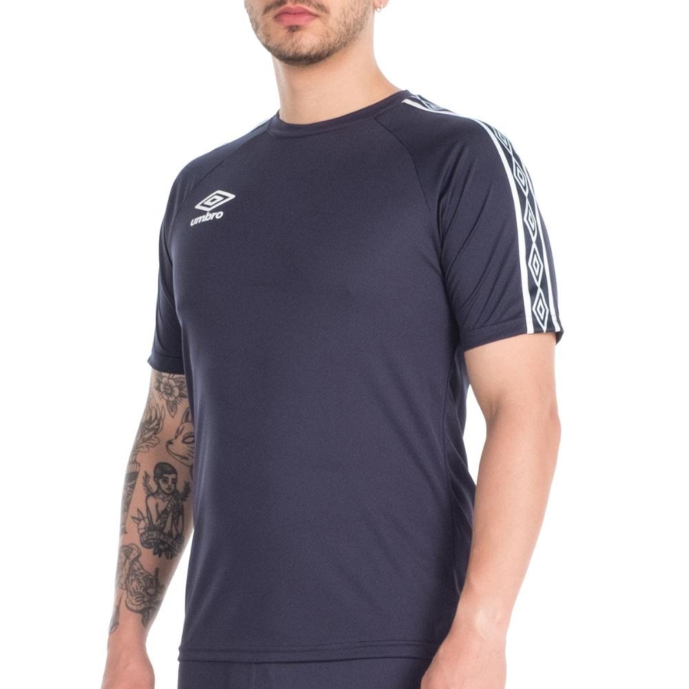 Camisa Masculina Umbro Tradicional Tape Azul 3