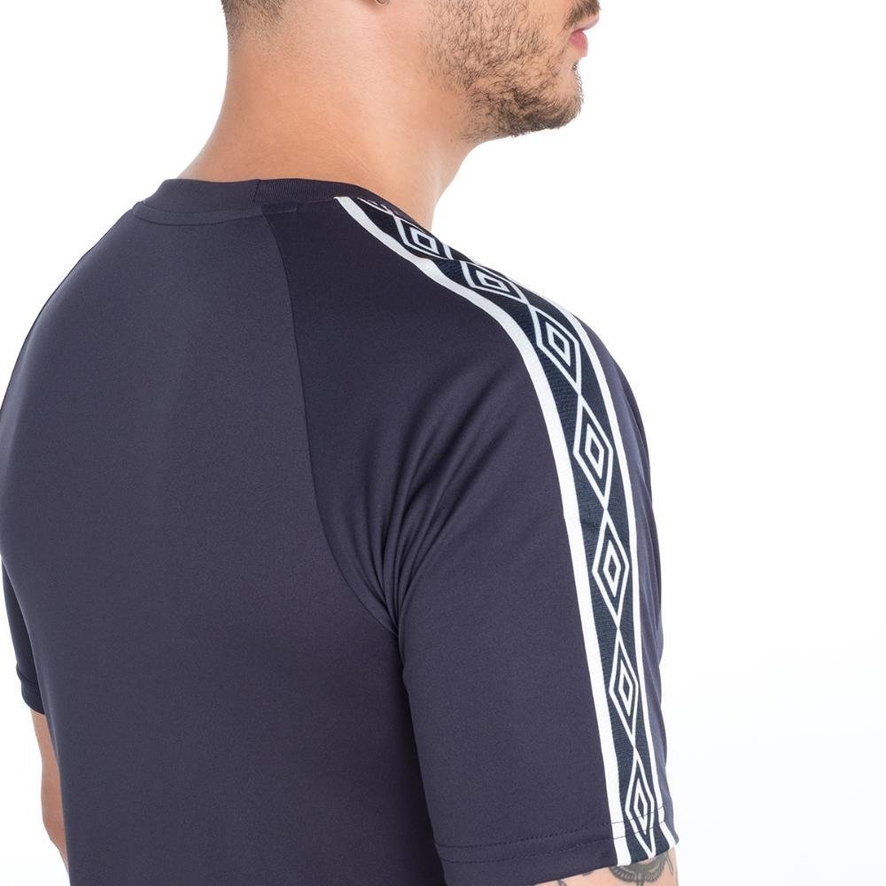 Camisa Masculina Umbro Tradicional Tape Azul 4