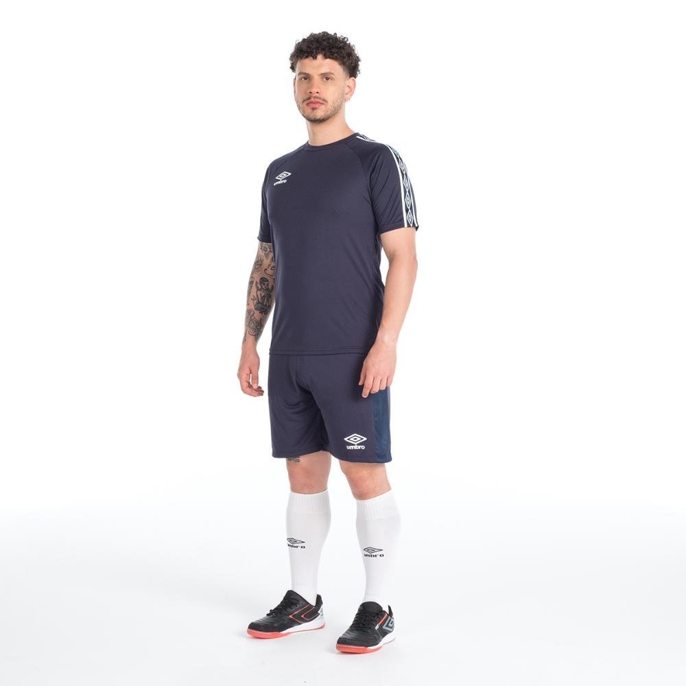 Camisa Masculina Umbro Tradicional Tape Azul 6