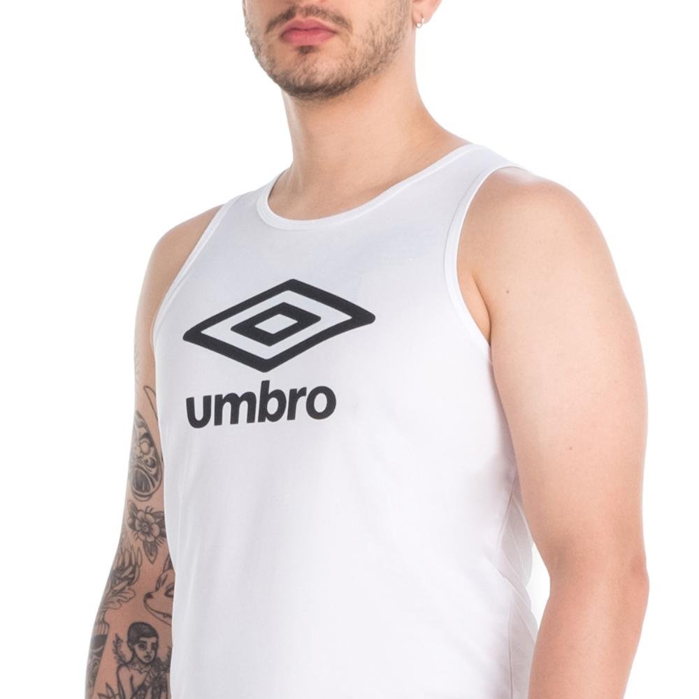 Regata Masculina Umbro Essential Diamond Branco 2