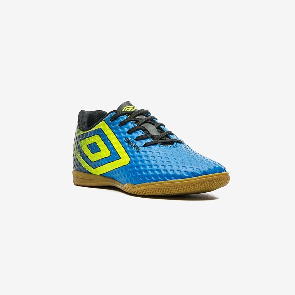 Chuteira Futsal Umbro Warskin Jr Azul 3