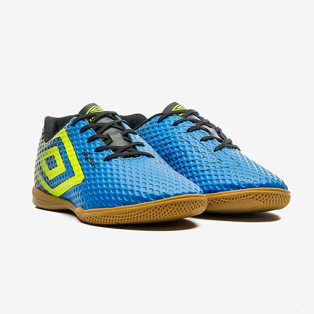 Chuteira Futsal Umbro Warskin Azul 3