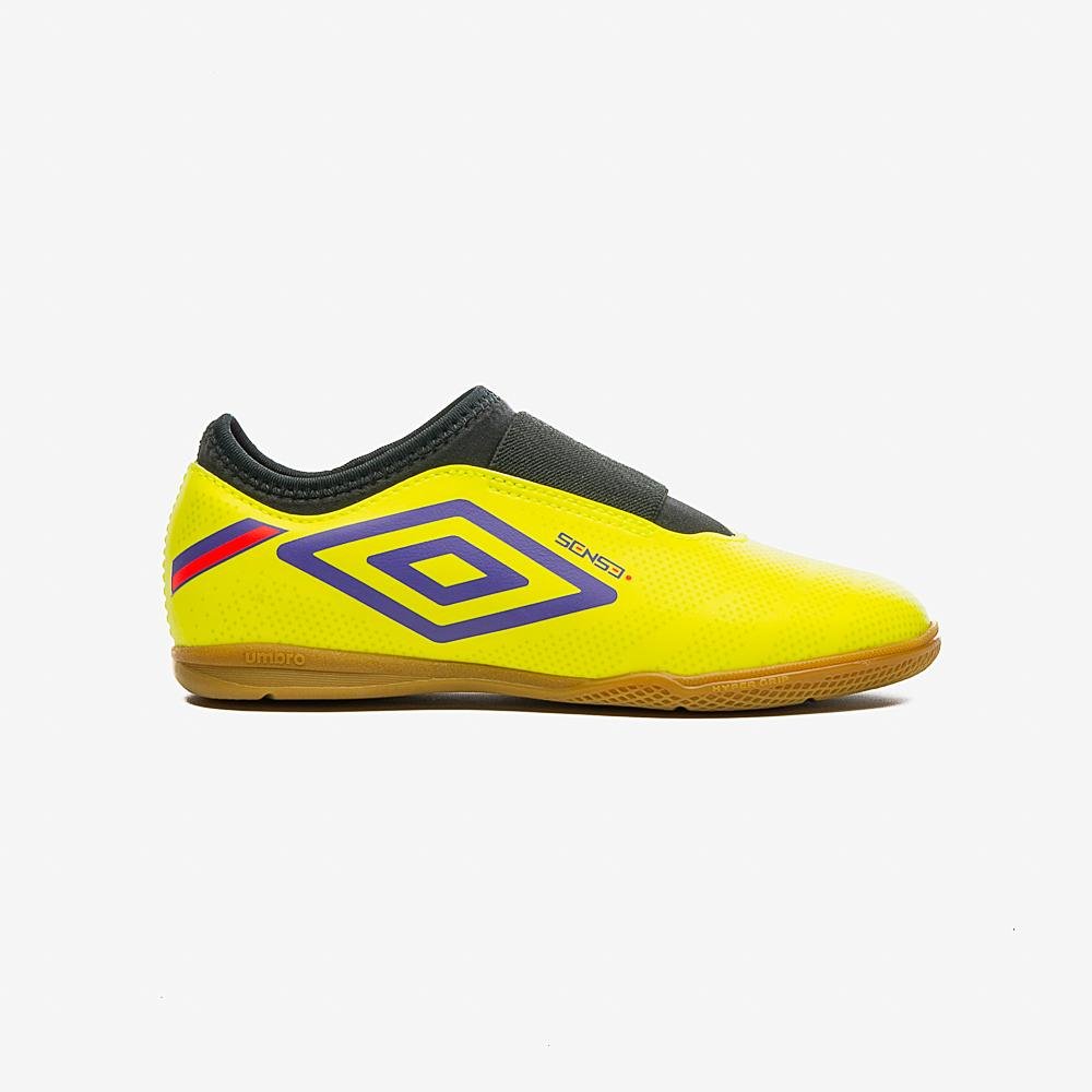 Chuteira Futsal Umbro Sense Kids Amarelo 1