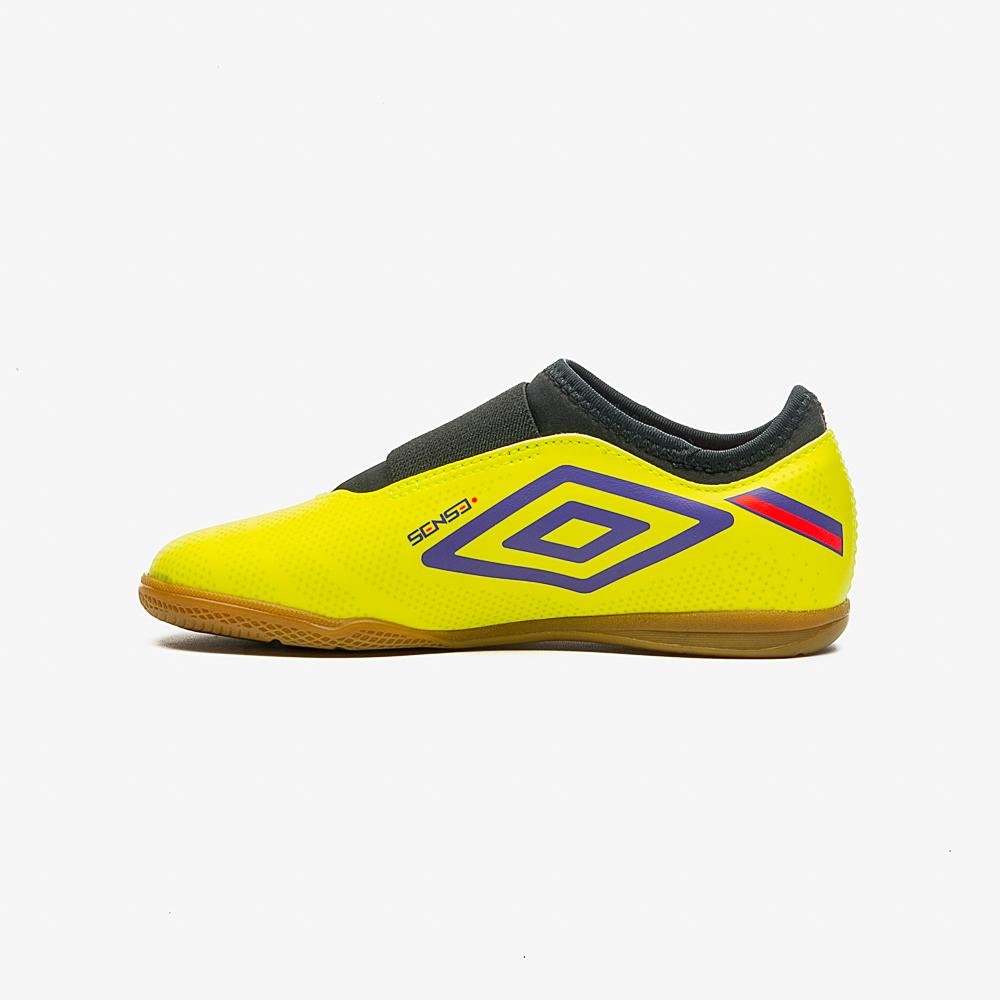Chuteira Futsal Umbro Sense Kids Amarelo 2