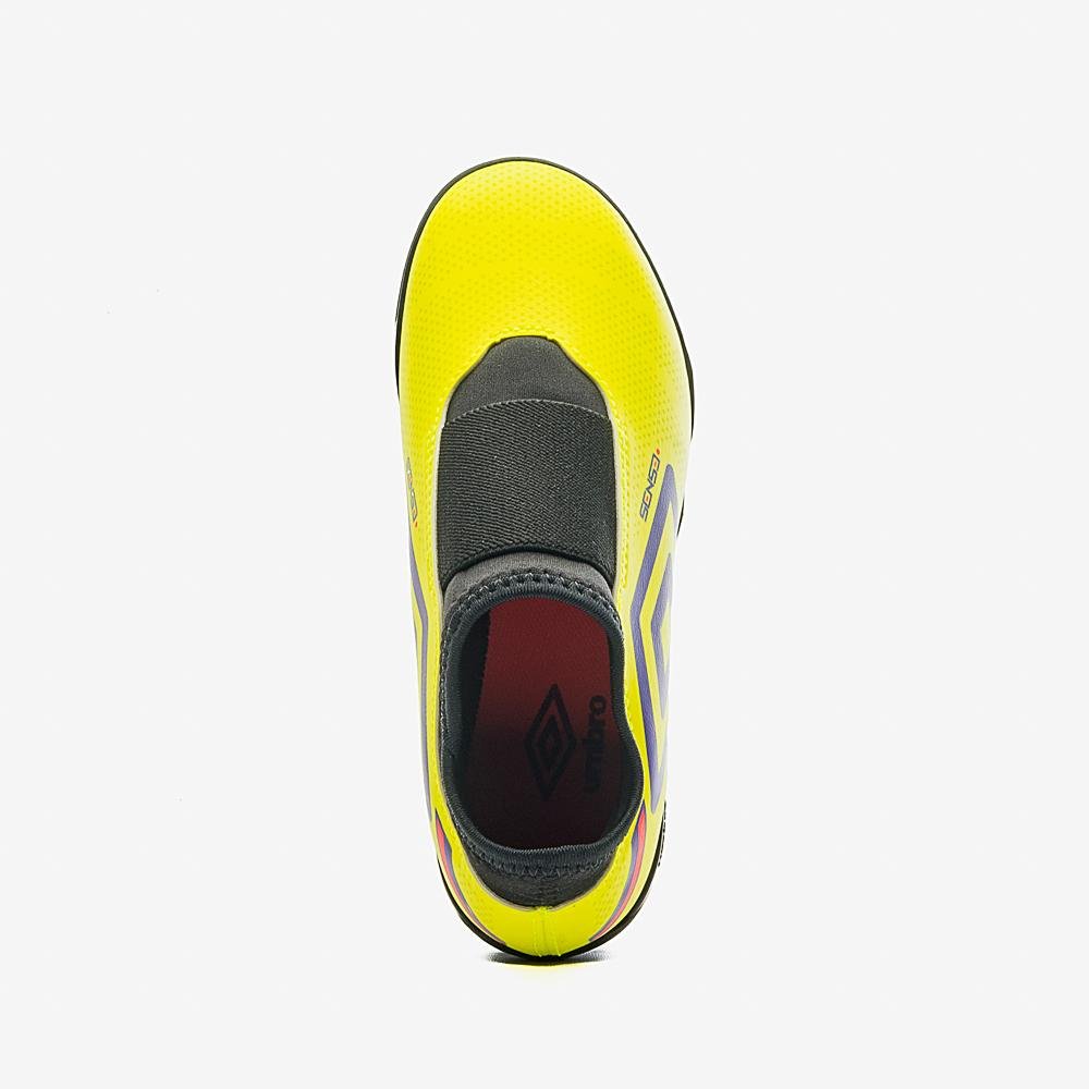Chuteira Society Umbro Sense Kids Amarelo 4
