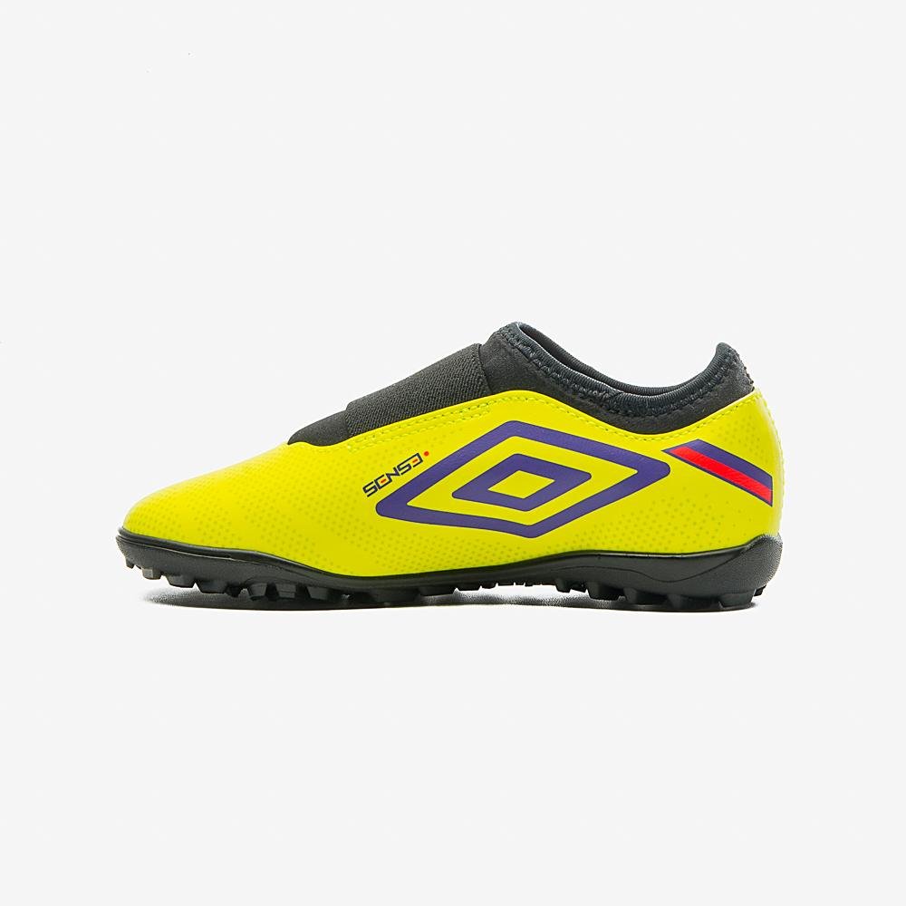 Chuteira Society Umbro Sense Kids Amarelo 2