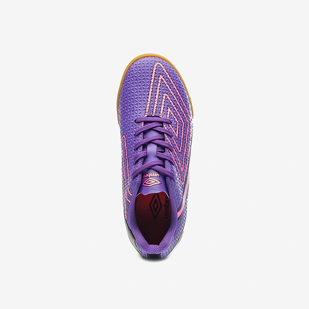 Chuteira Futsal Umbro Chrome Jr Roxo 4
