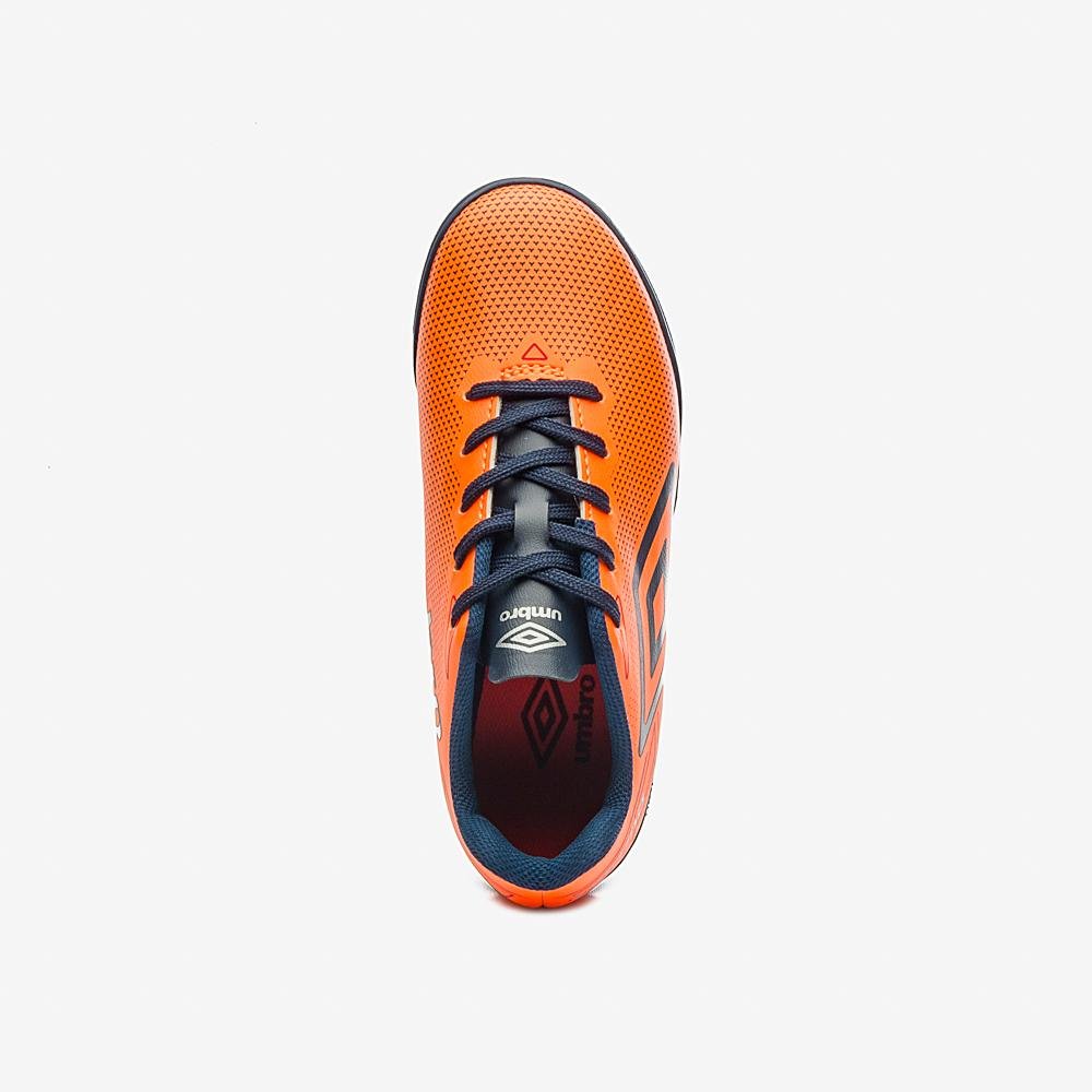 Chuteira Society Umbro Techno Jr Laranja 4