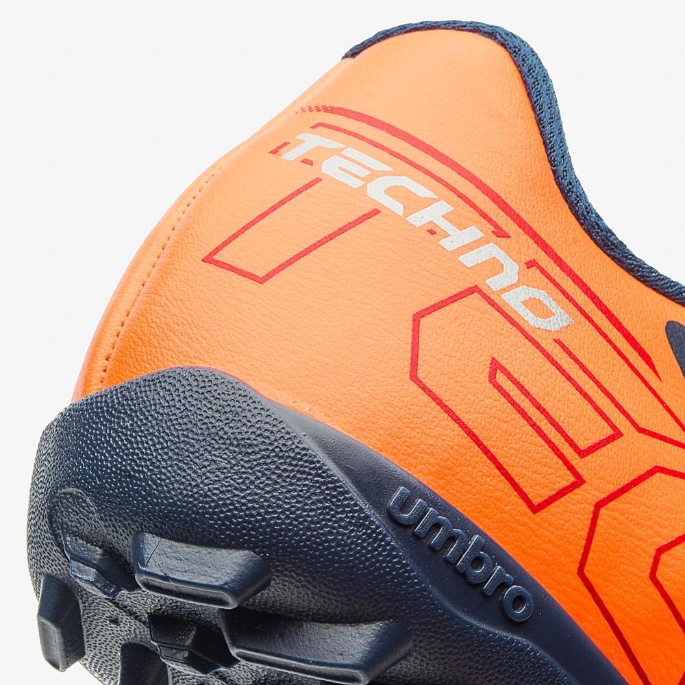 Chuteira Society Umbro Techno Jr Laranja 7