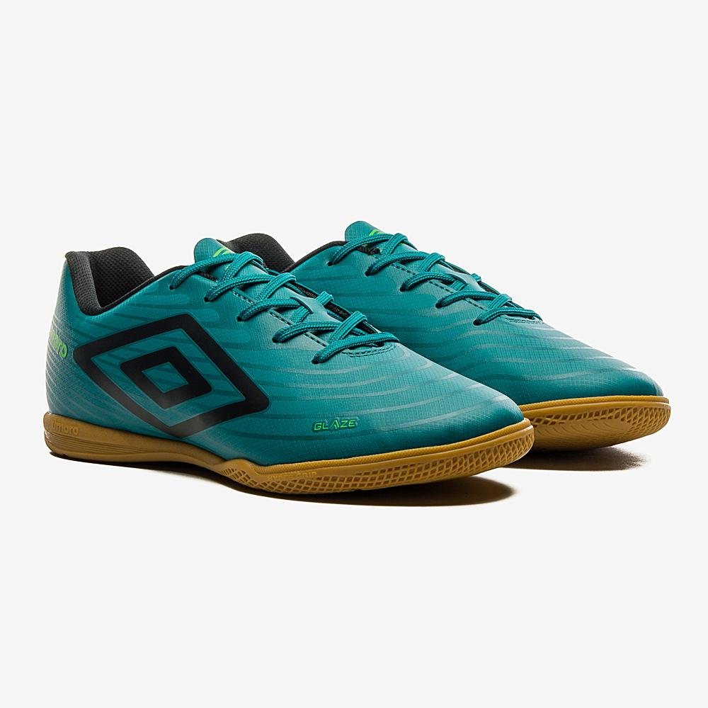 Chuteira Futsal Umbro Glaze Verde 3