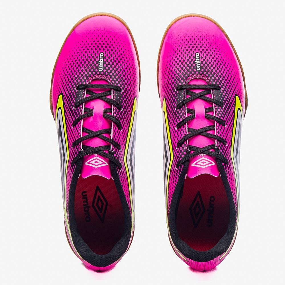 Chuteira Futsal Umbro Cannon Rosa 4