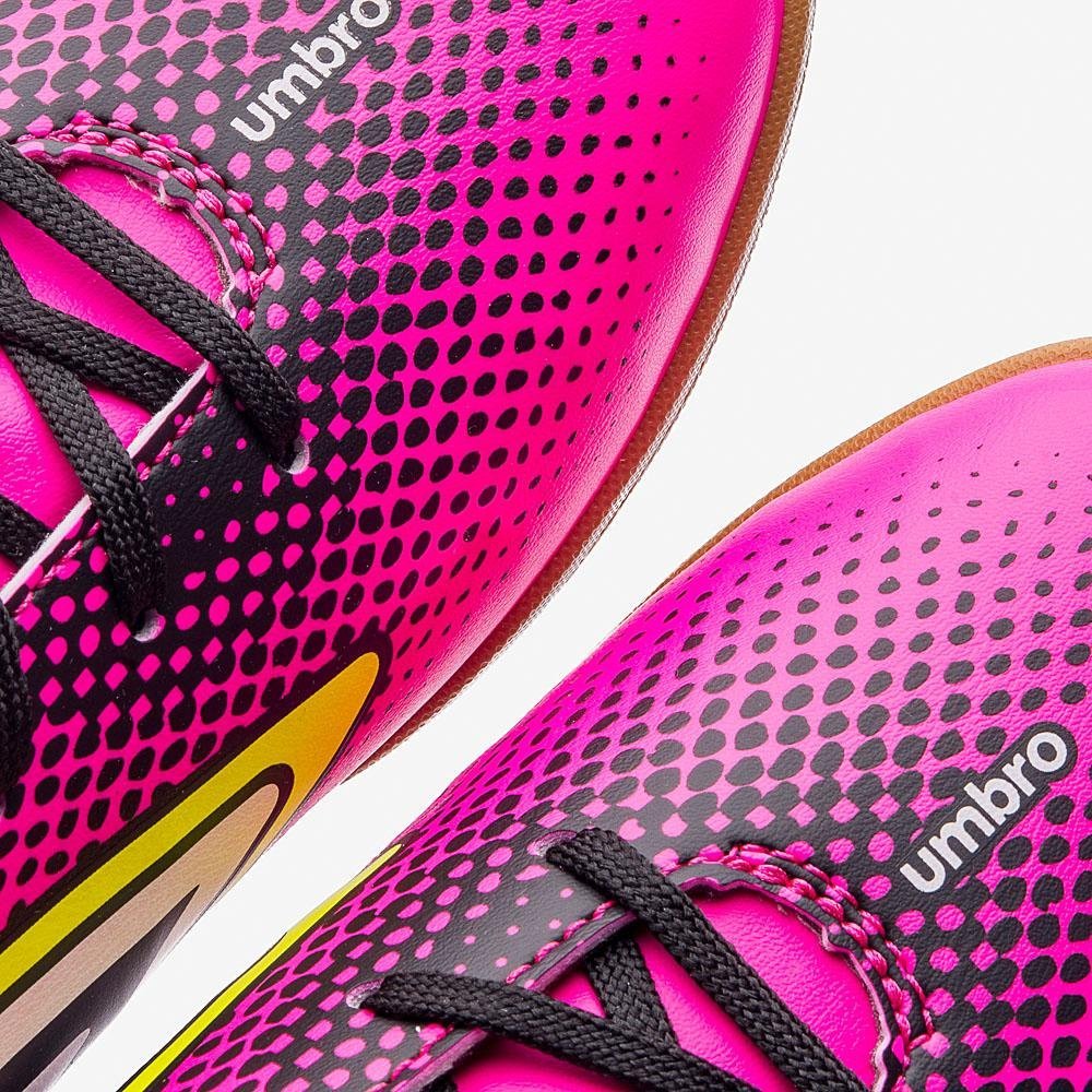 Chuteira Futsal Umbro Cannon Rosa 7