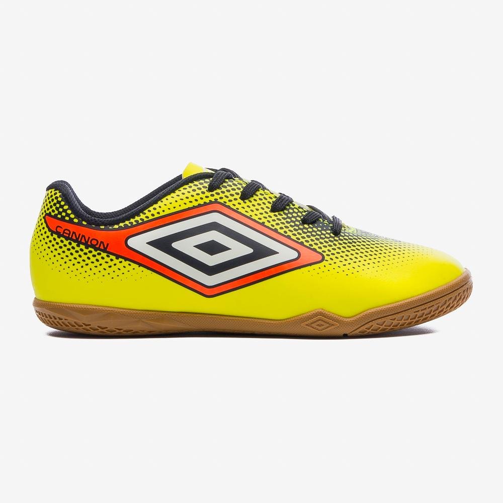 Chuteira Futsal Umbro Cannon Jr Amarelo 1