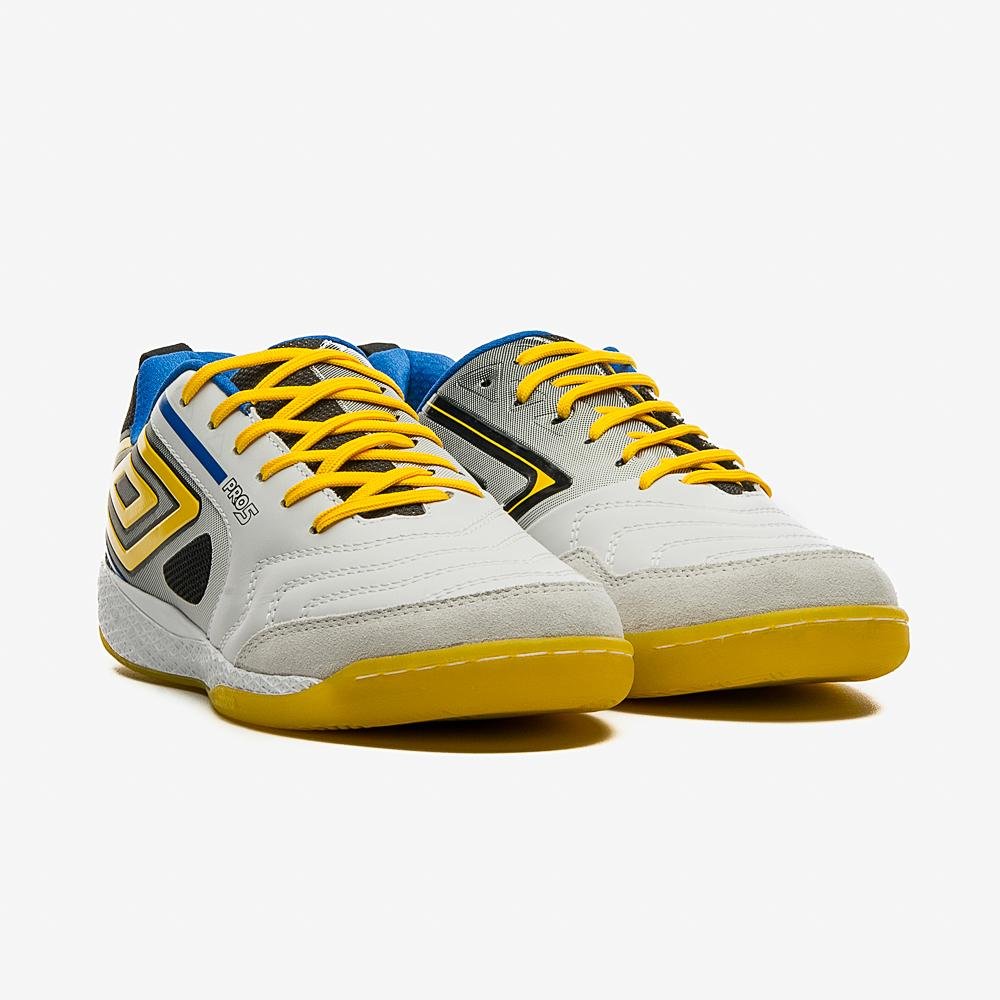 Chuteira Futsal Umbro Pro 5 Bump Branco 3