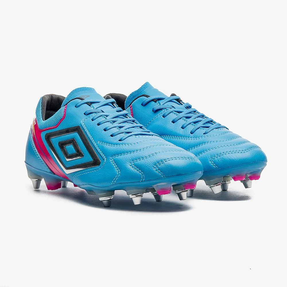 Chuteira Campo Umbro Adamant Master Class Pro Sg Azul 3