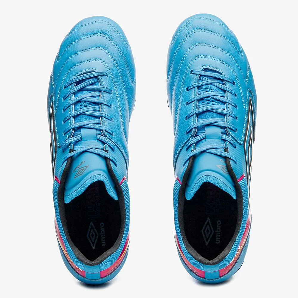 Chuteira Campo Umbro Adamant Master Class Pro Sg Azul 4