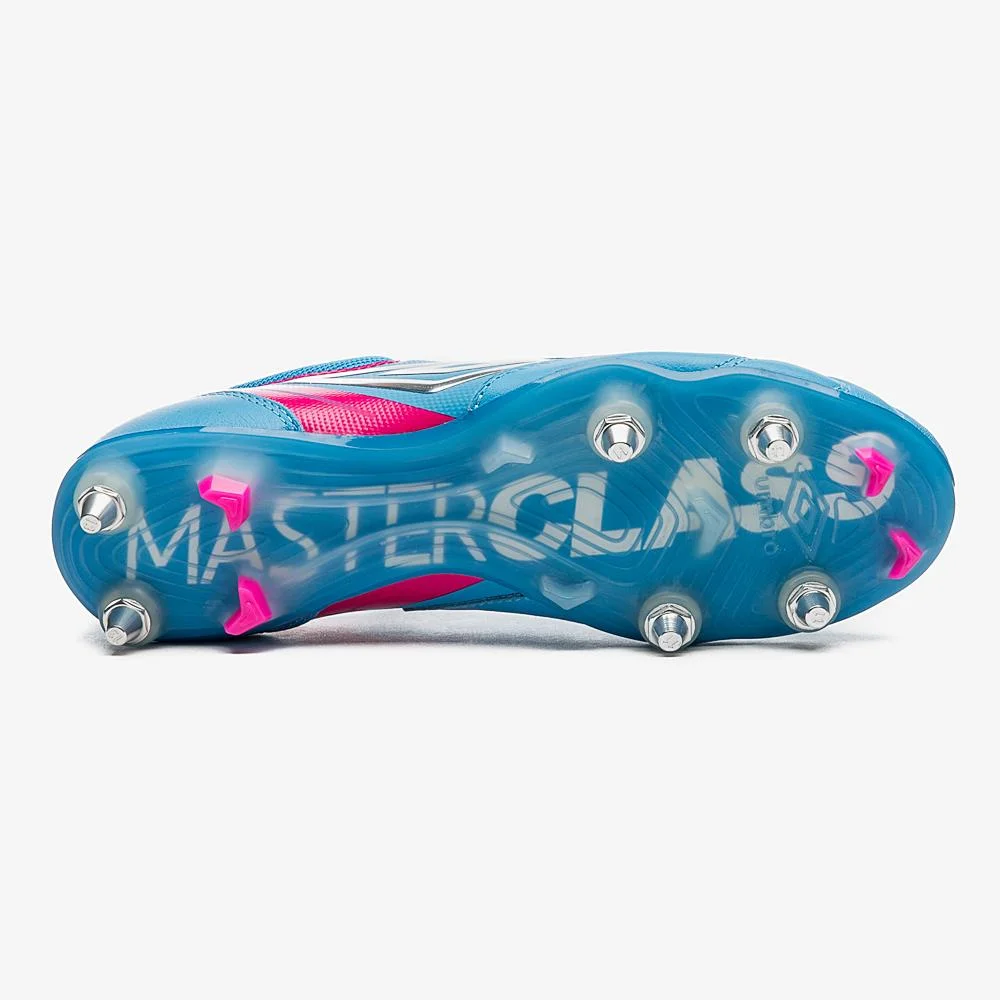 Chuteira Campo Umbro Adamant Master Class Pro Sg Azul 5